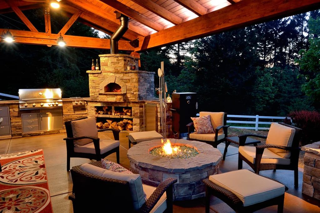 entertaining space backyard design