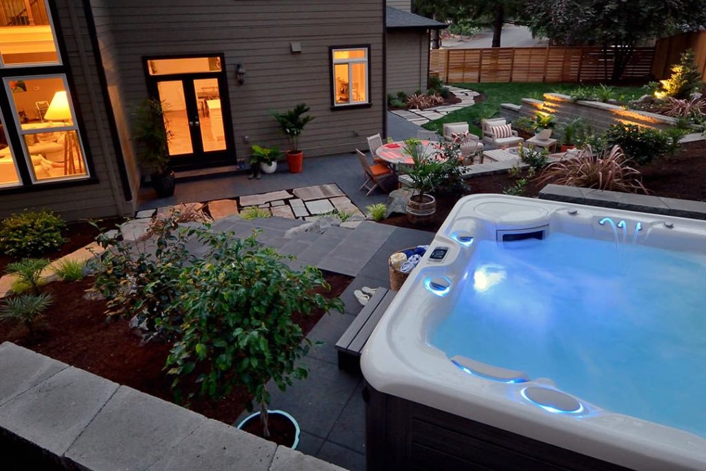 planning an affordable landscaping project? be sure to do it in phases, and leave space for your hot tub!